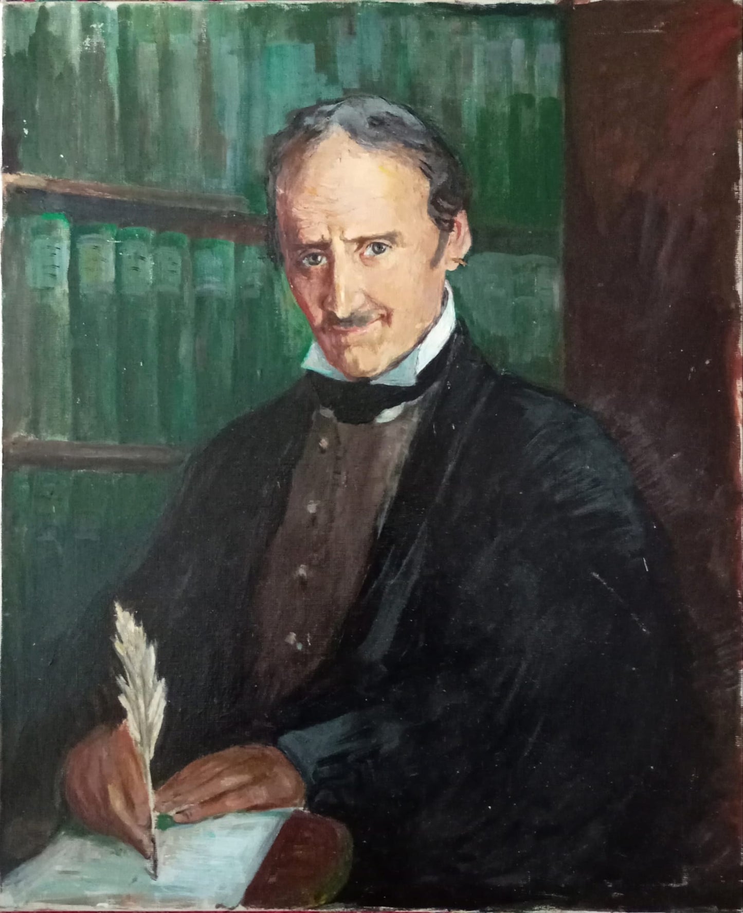 Portrait of a Man Writing