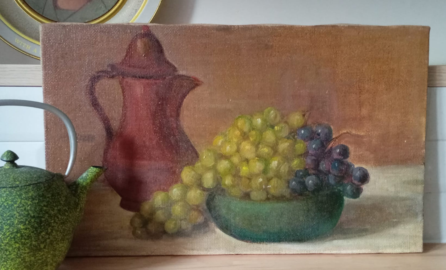 Nature morte. Pichet et raisin