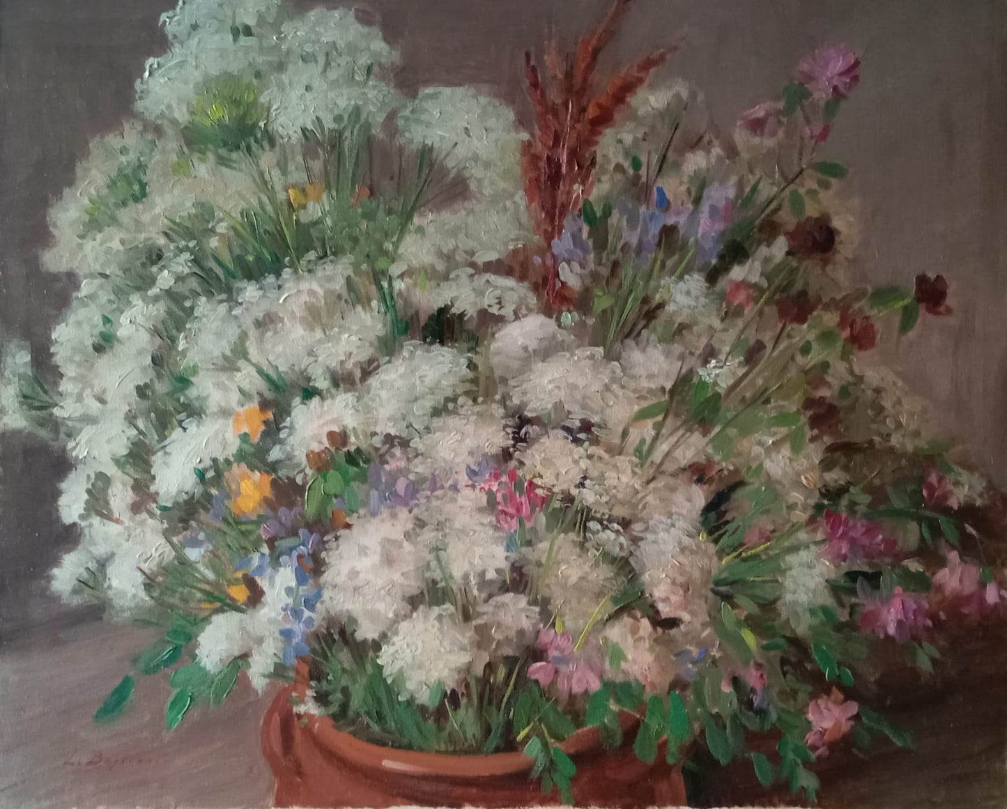 Still life. Bouquet of umbellifers