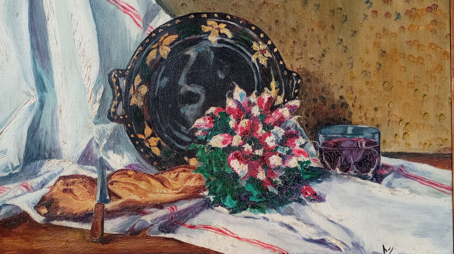 Nature morte. Retour de marché