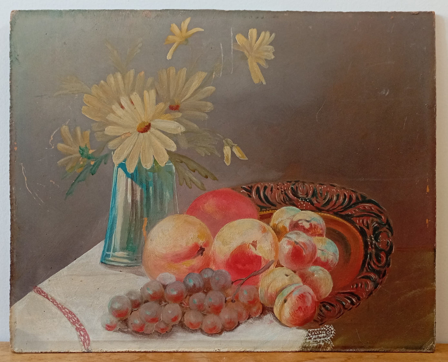 Still life. Flowers and fruits