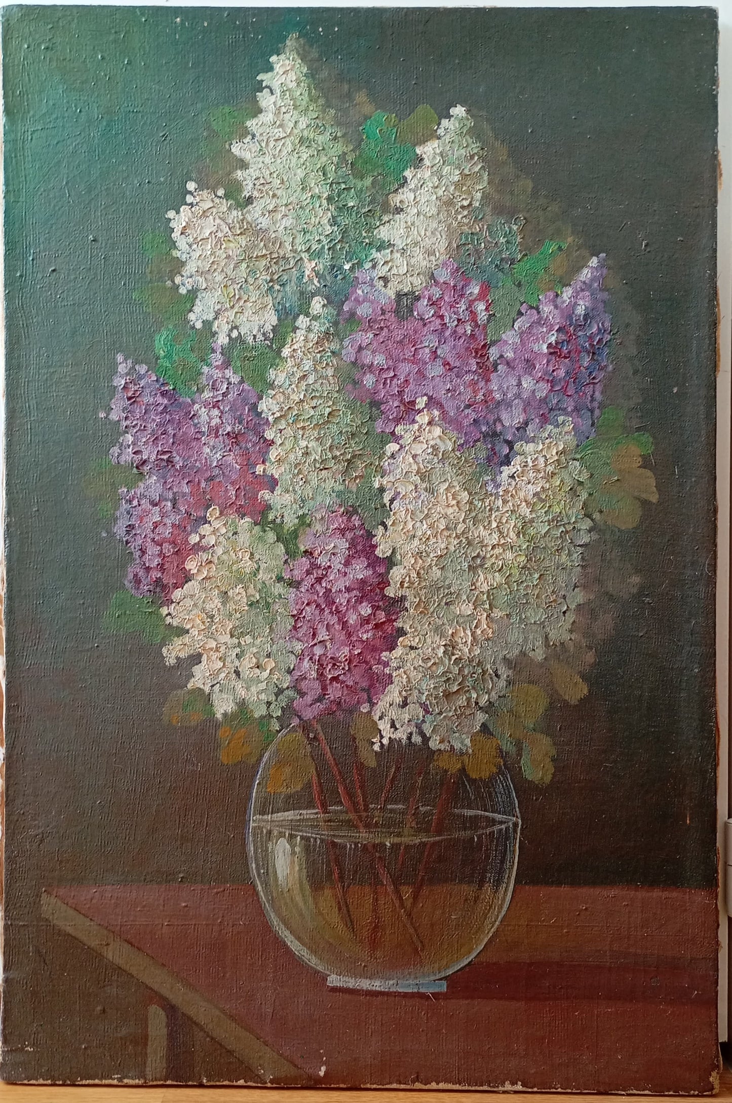 Still life. Bouquet of lilacs