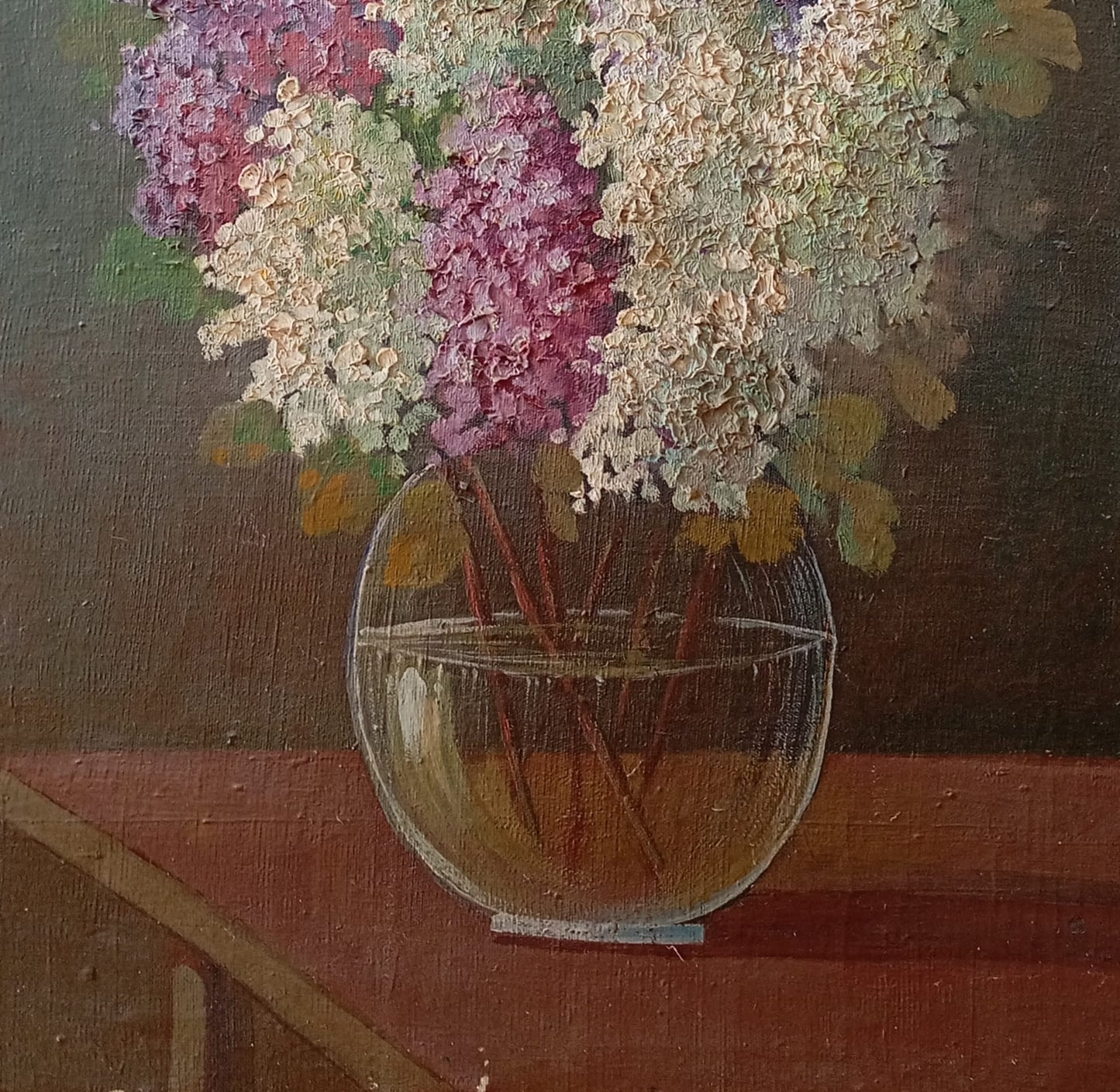 Still life. Bouquet of lilacs