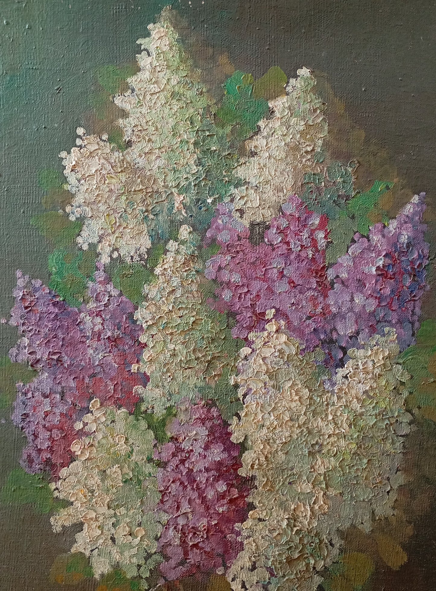 Still life. Bouquet of lilacs