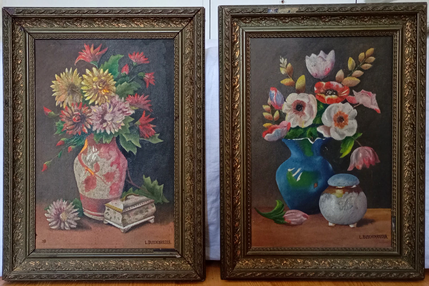 Pair of still lifes