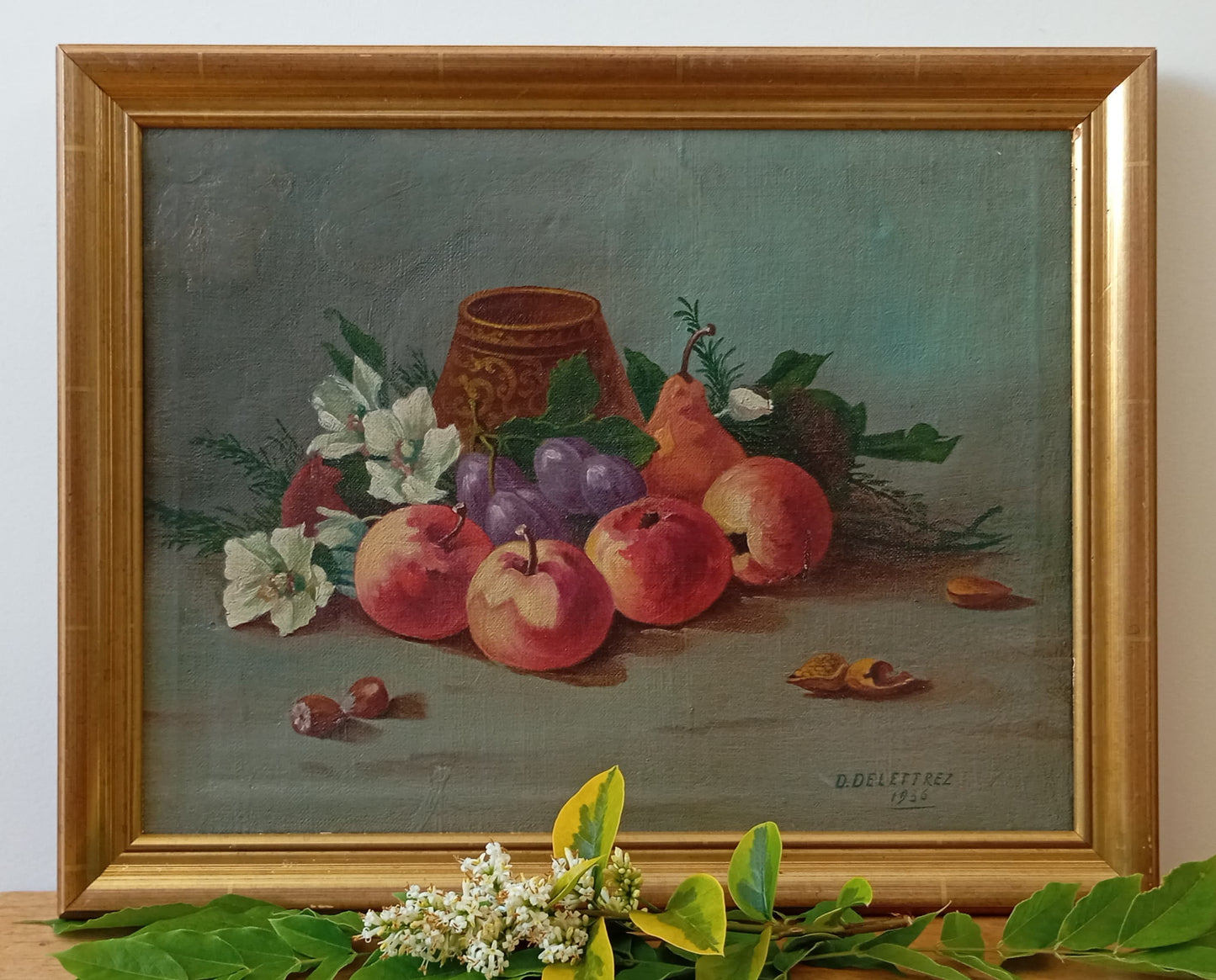 Nature morte ancienne aux fruits