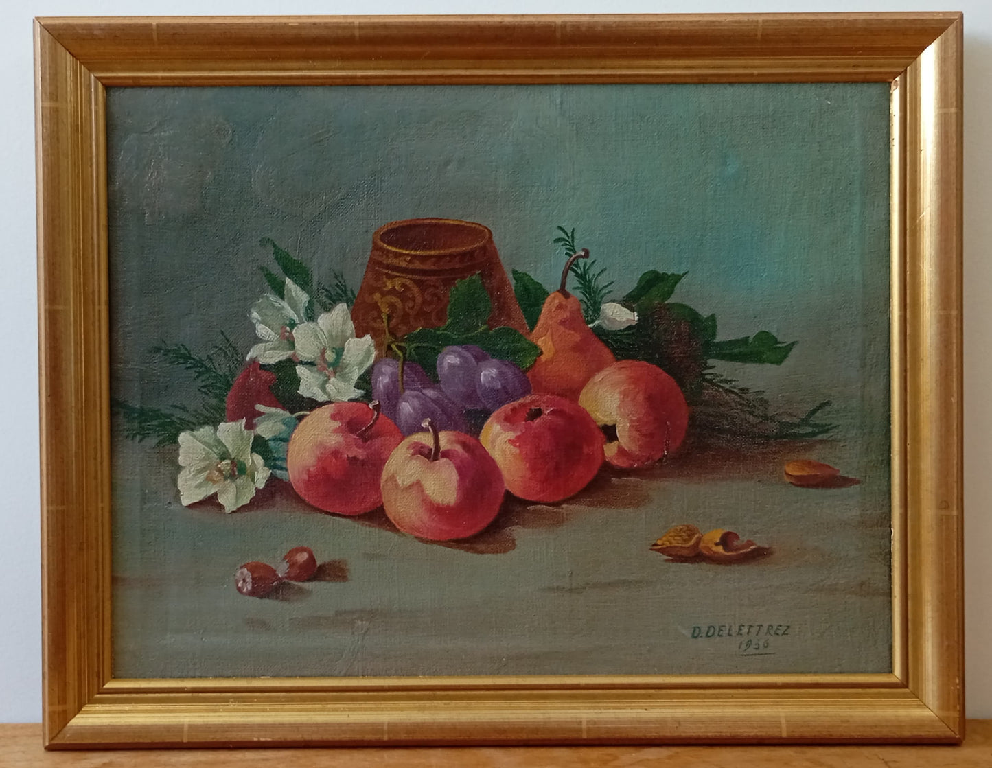 Nature morte ancienne aux fruits