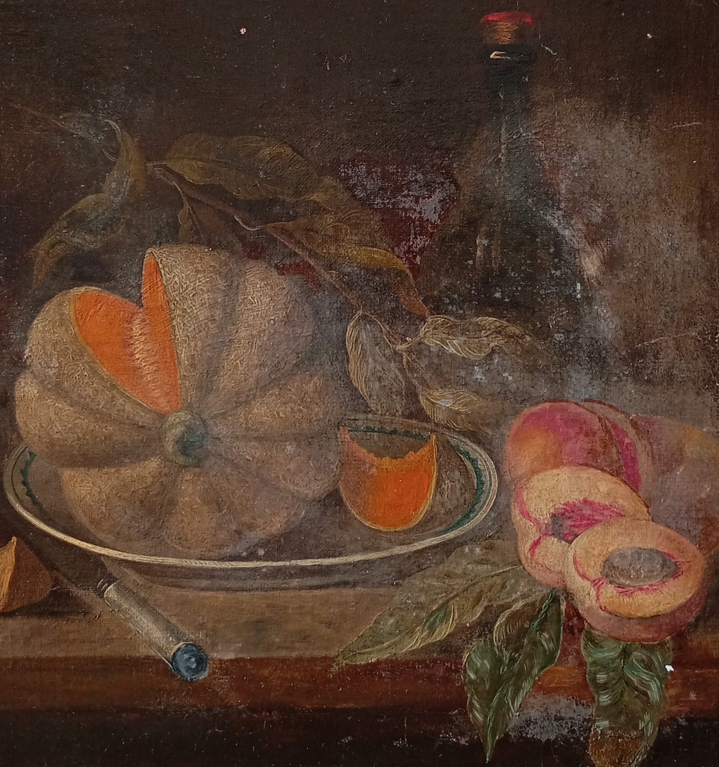 Nature morte ancienne aux fruits