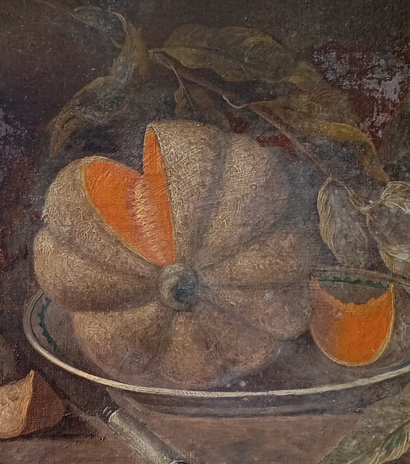 Nature morte ancienne aux fruits