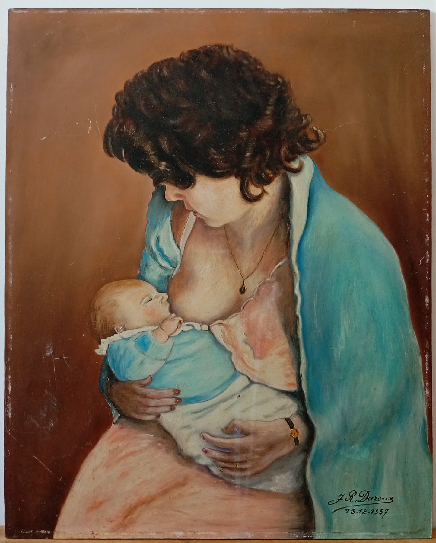 Portrait d'une mère avec son enfant