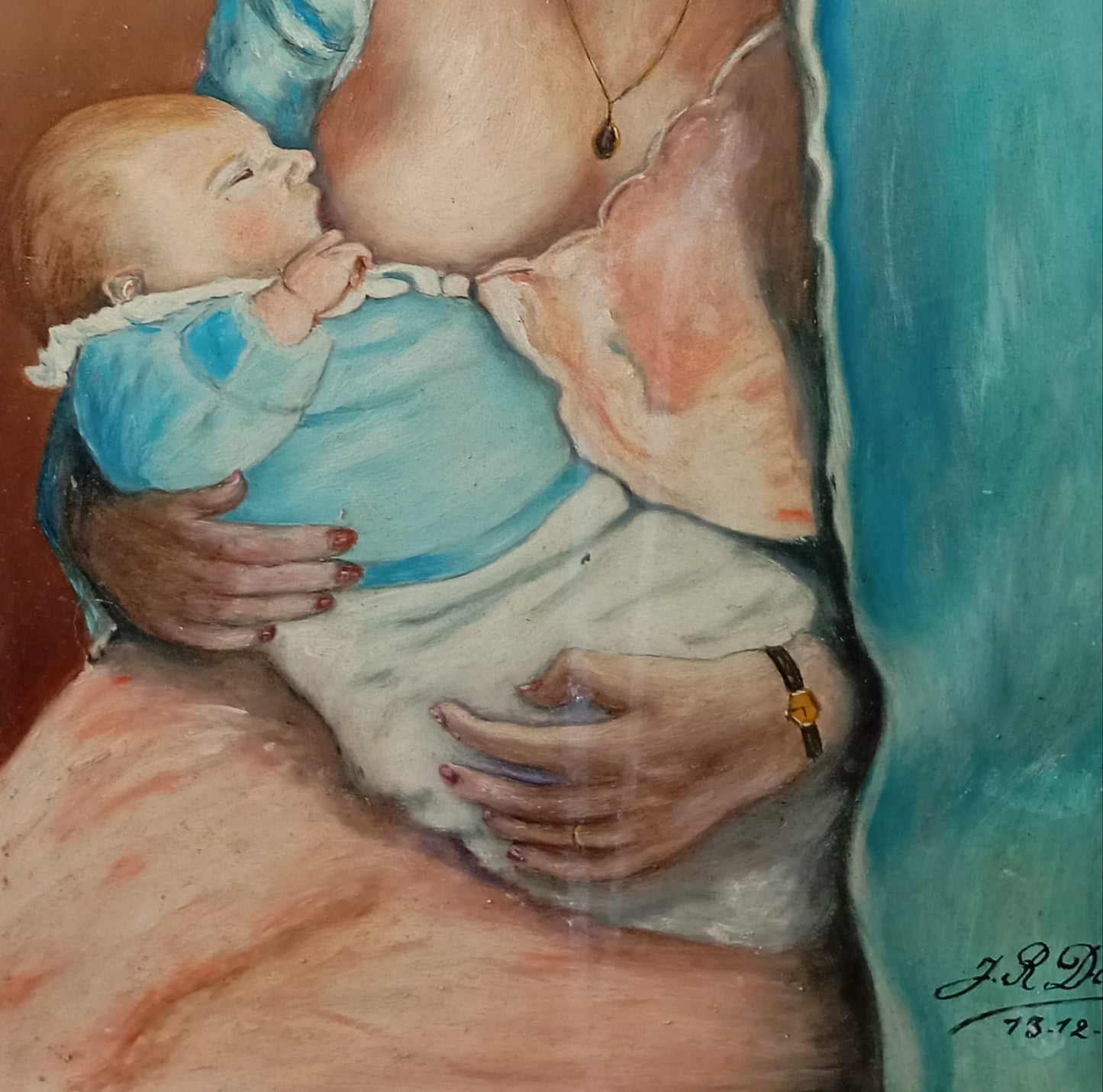 Portrait d'une mère avec son enfant