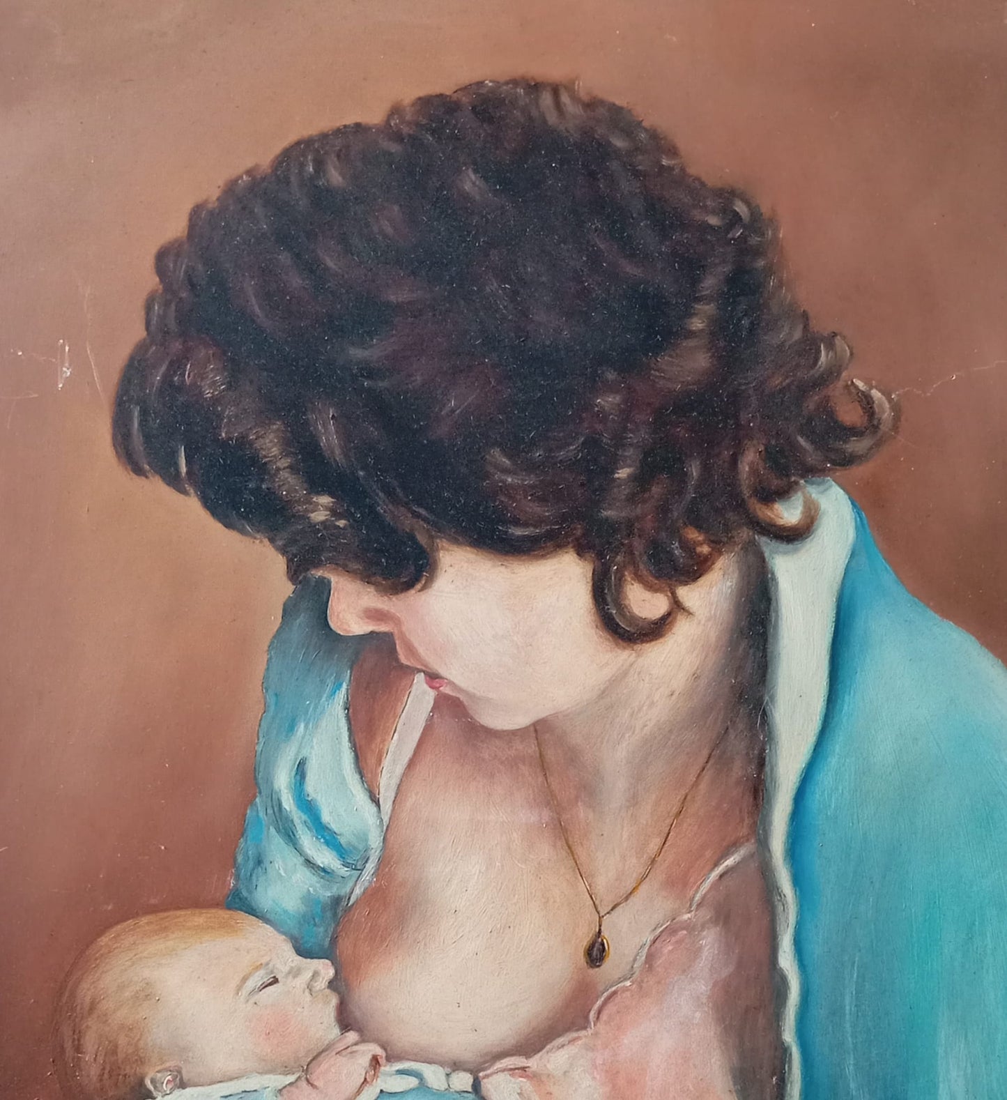 Portrait d'une mère avec son enfant