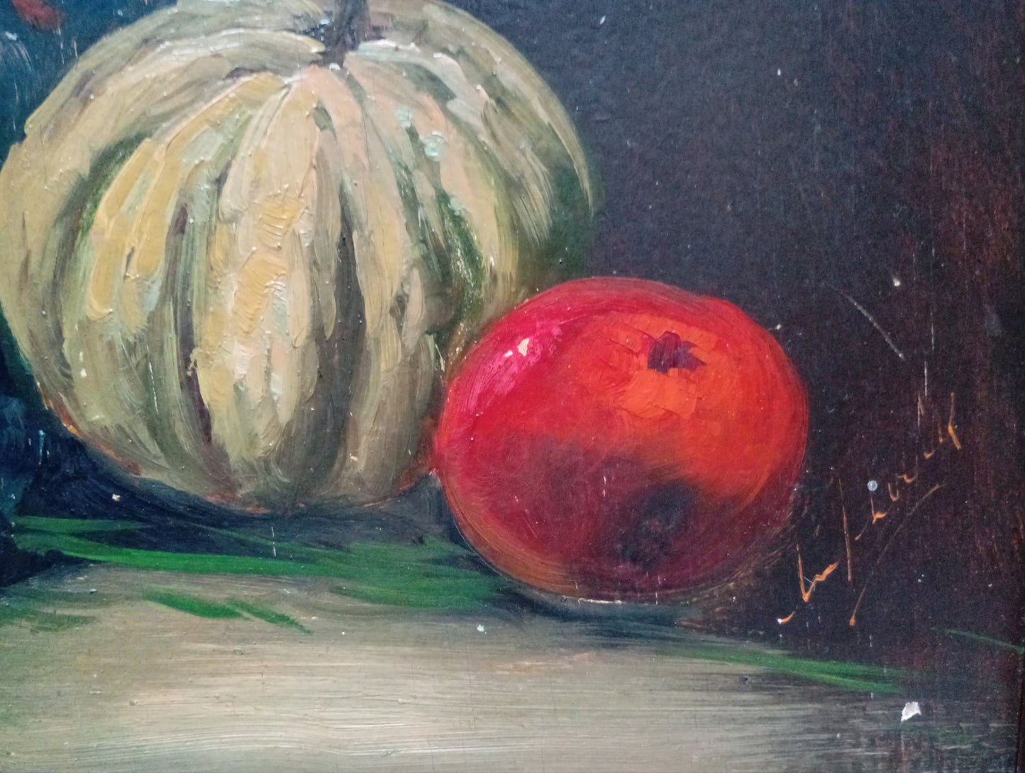 Nature morte. Fleurs et fruits
