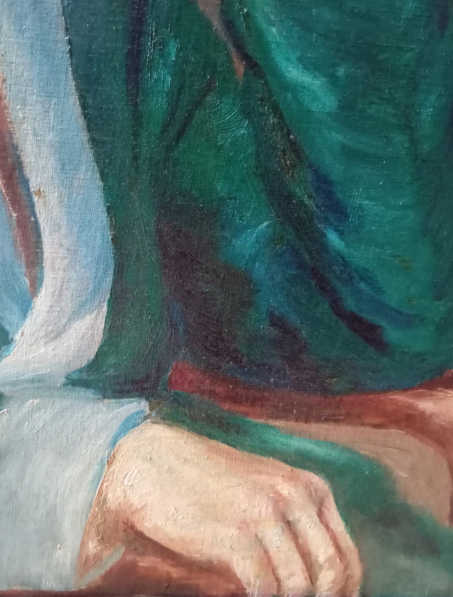 Portrait of a dandy in indoor attire
