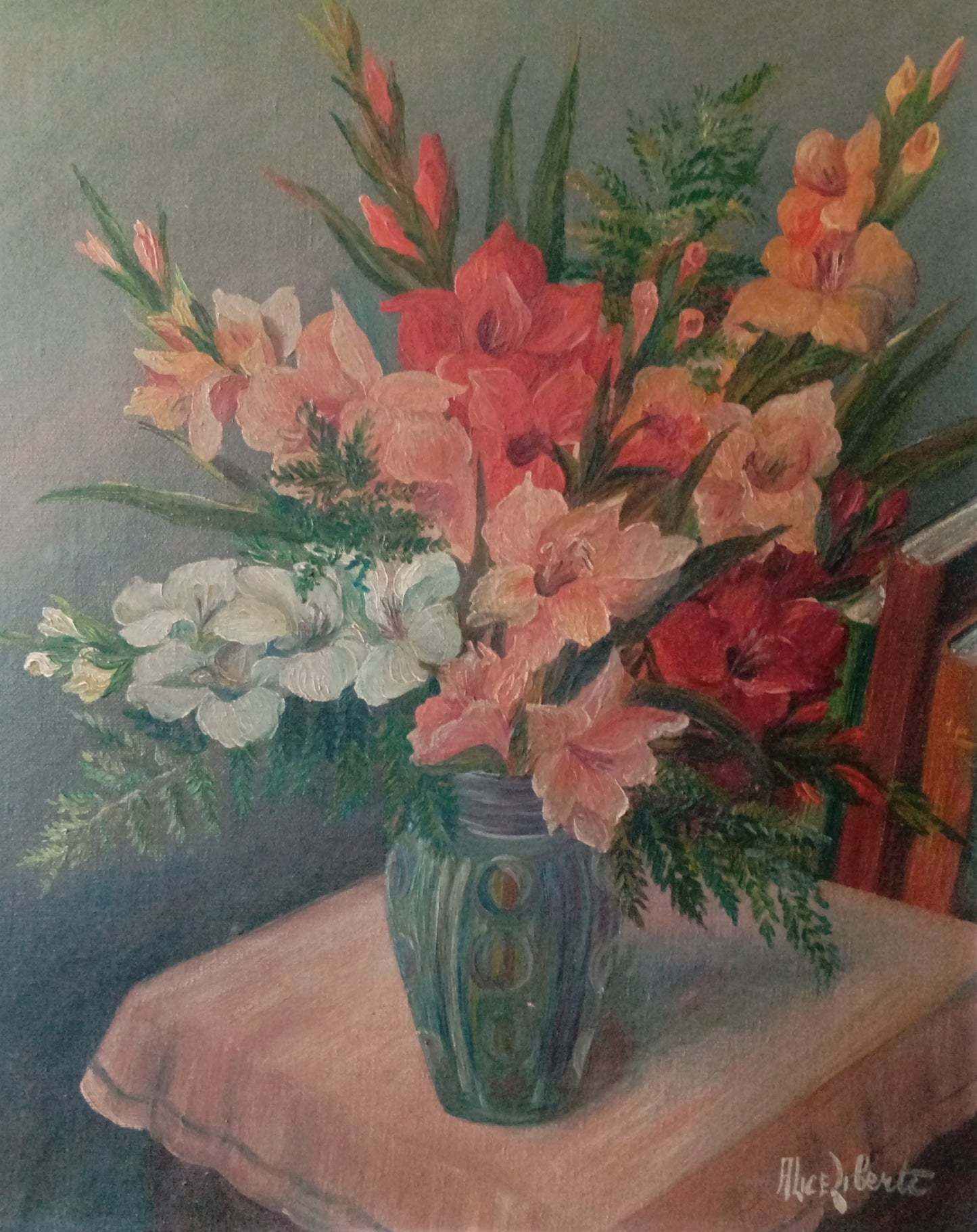 Nature morte aux glaïeuls