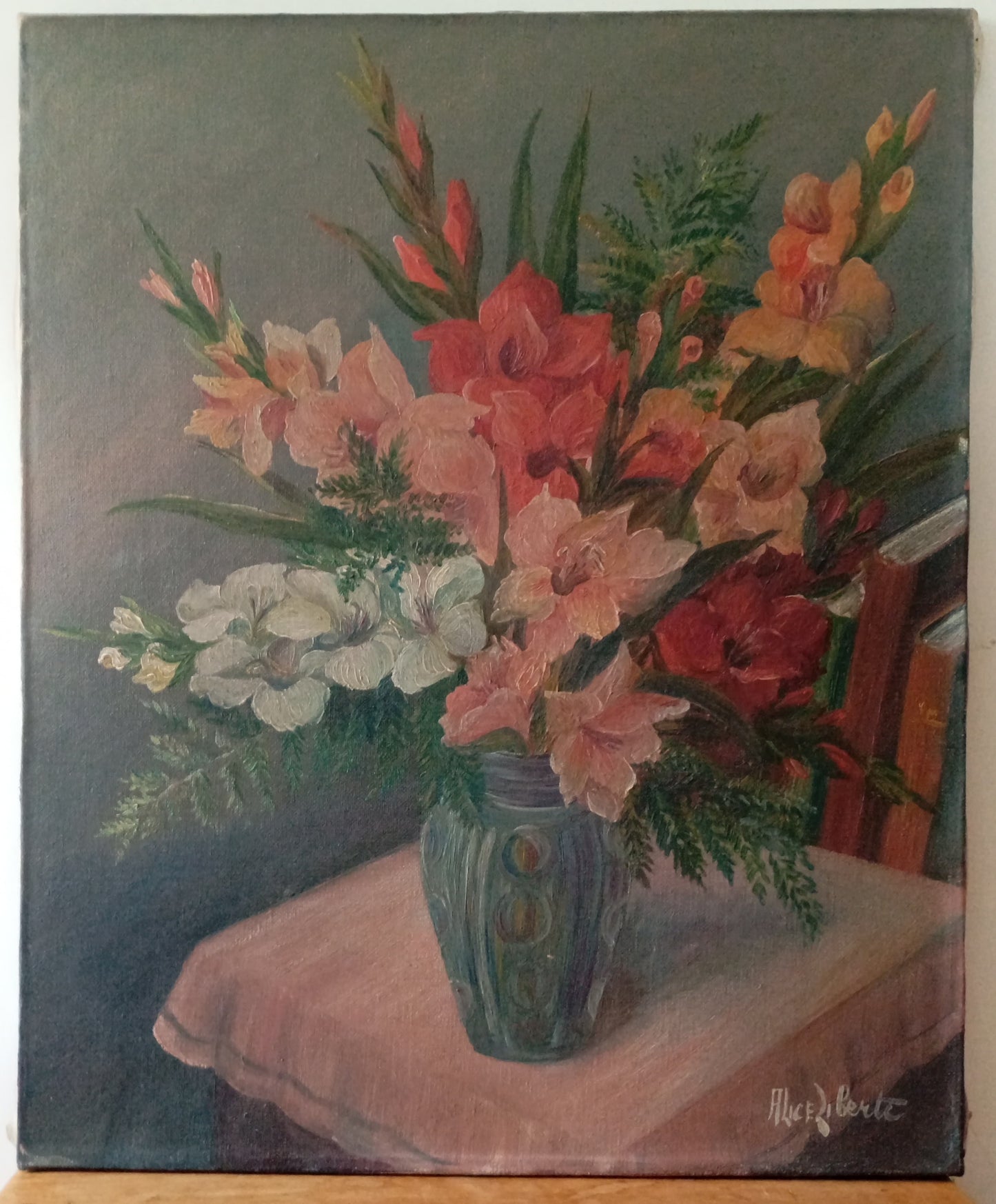 Nature morte aux glaïeuls