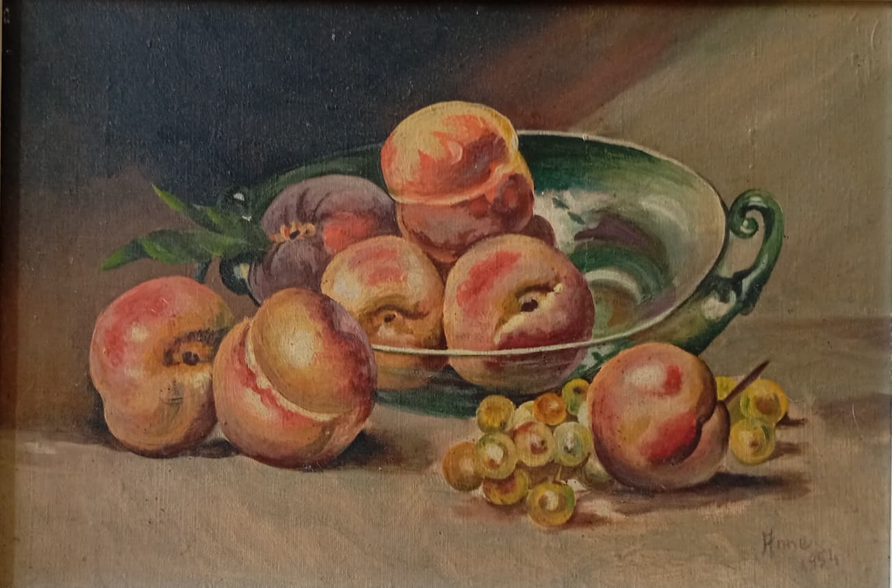 Nature morte aux pêches