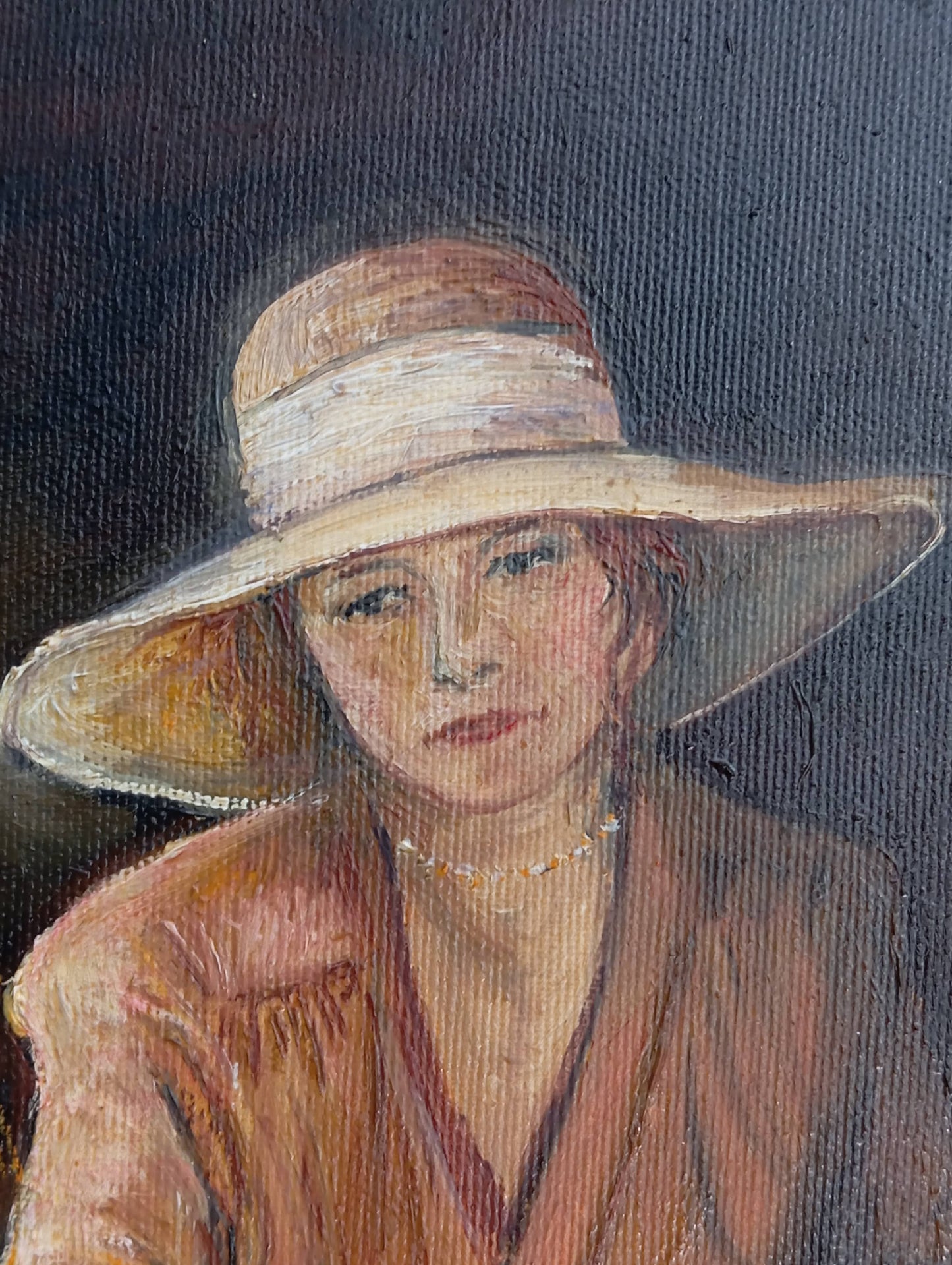 Portrait of an elegant woman at her desk
