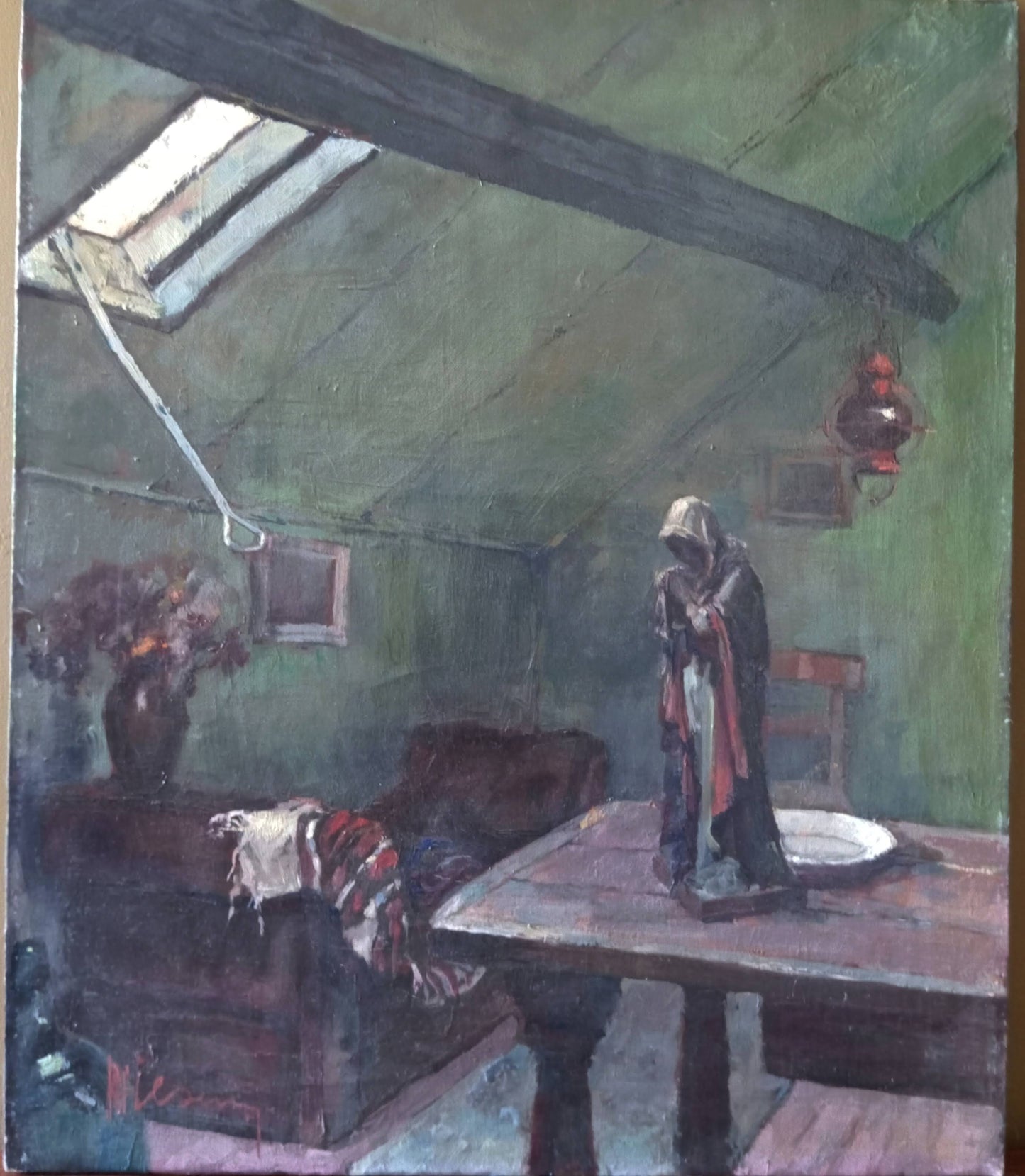 Scène d'intérieur XXème siècle