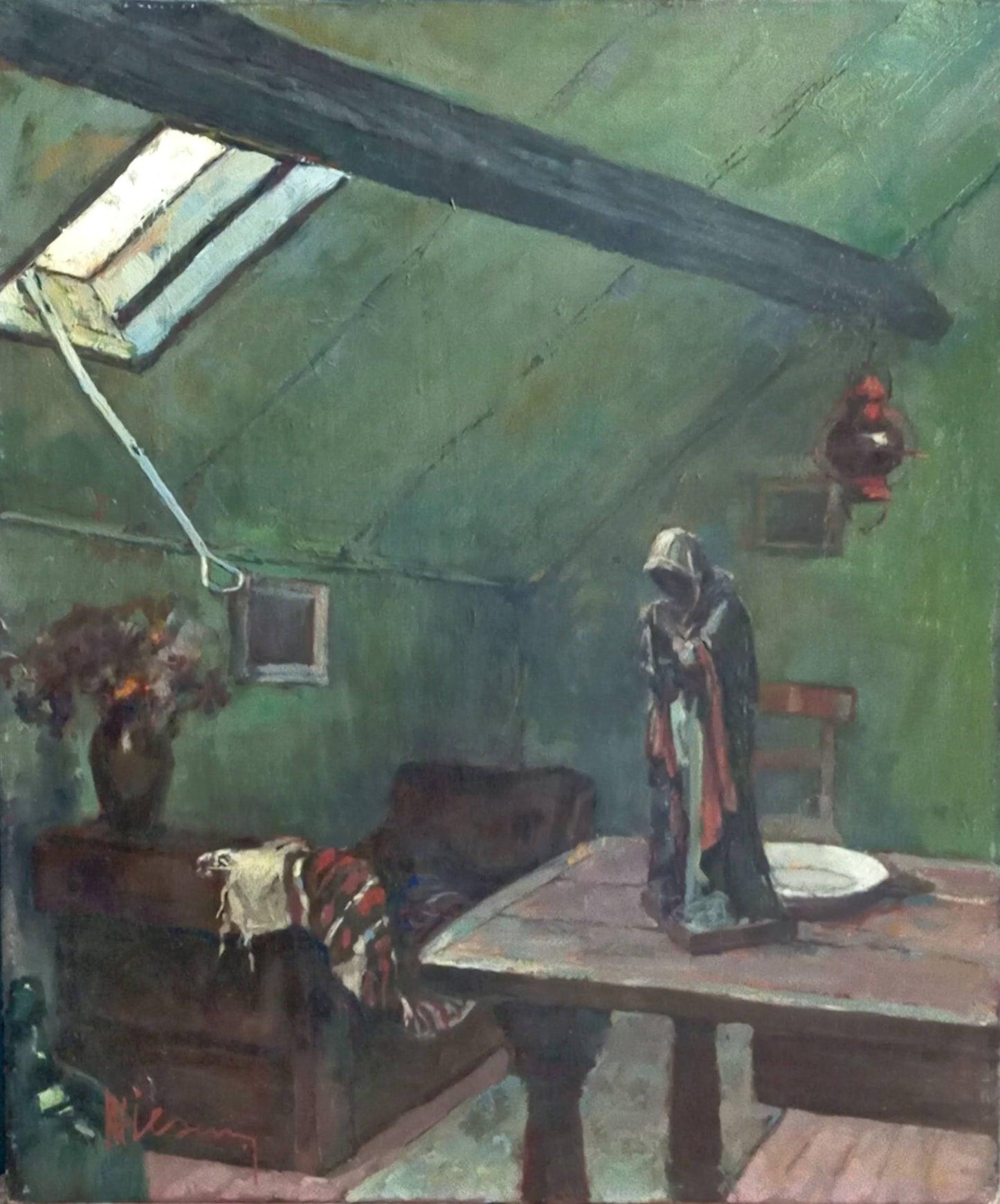 Scène d'intérieur XXème siècle