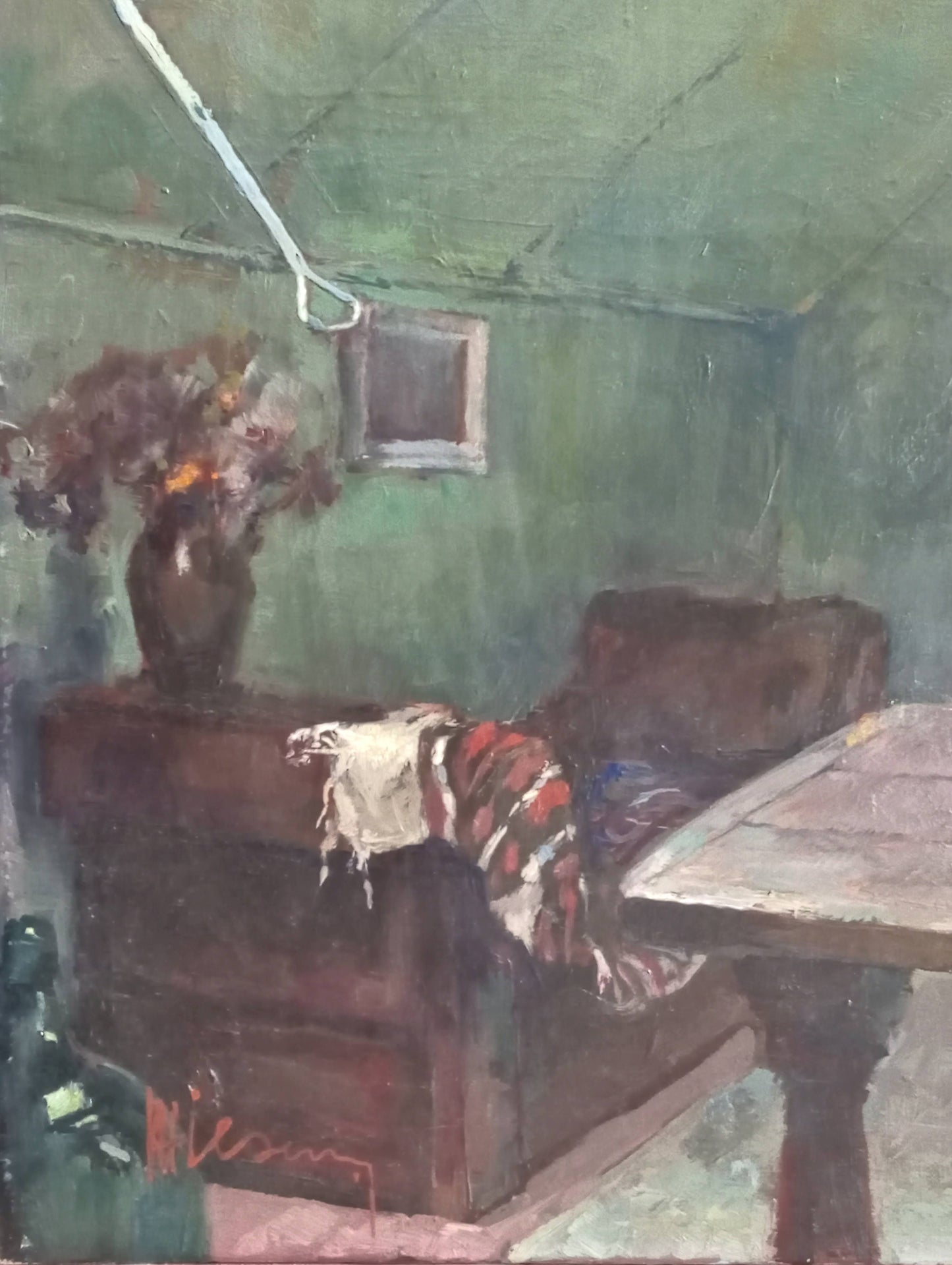 Scène d'intérieur XXème siècle