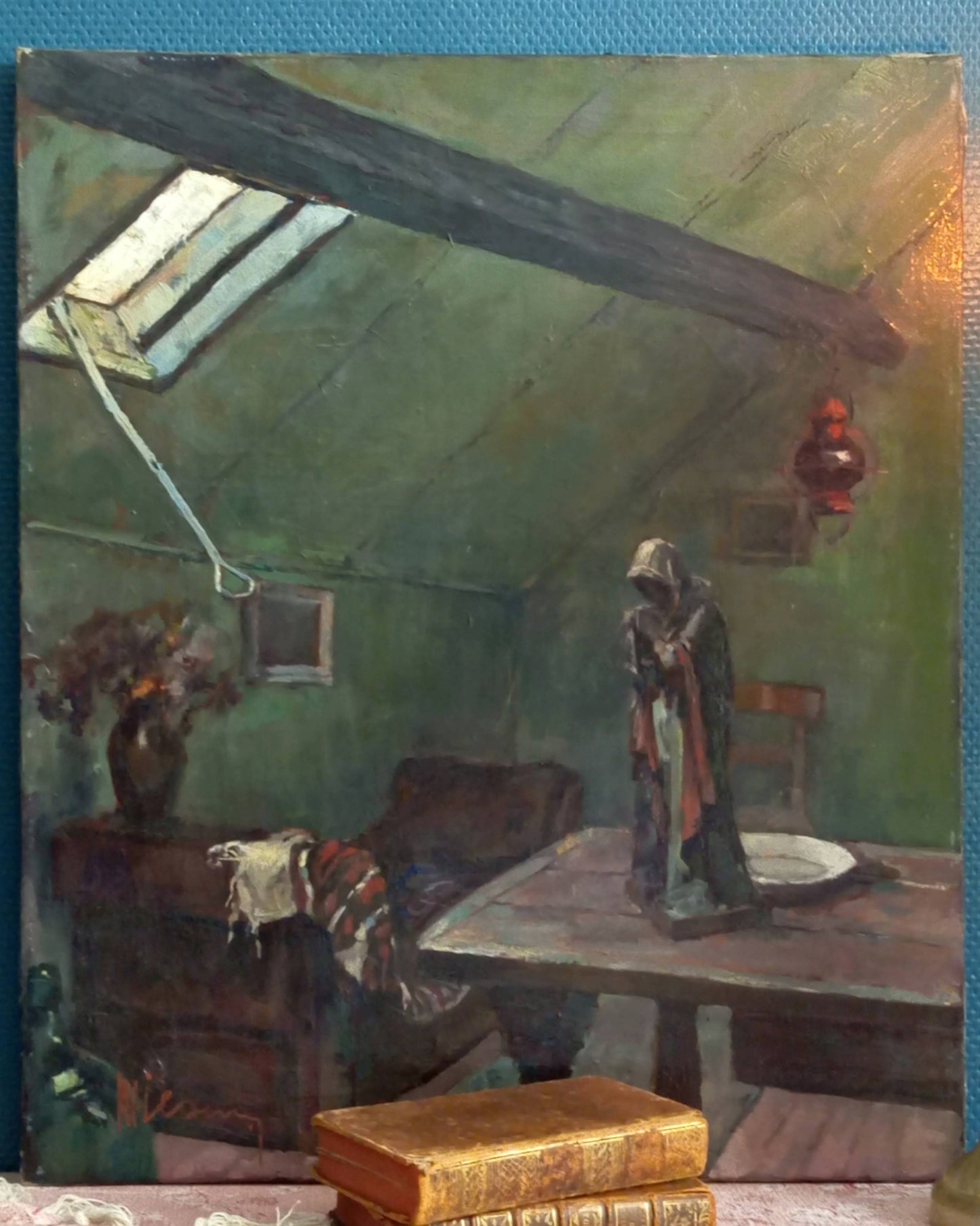 Scène d'intérieur XXème siècle