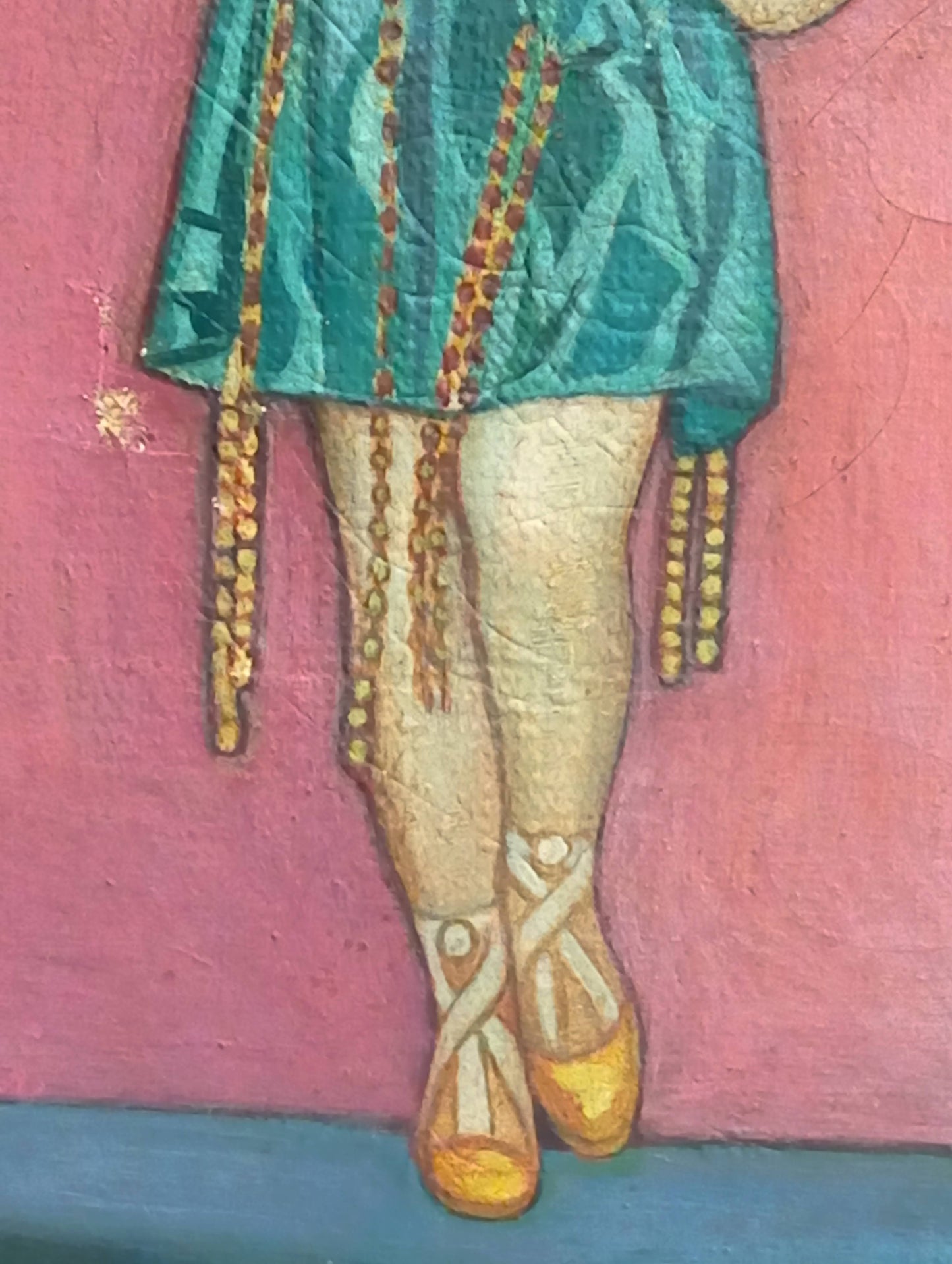 Portrait d'une danseuse aux perles