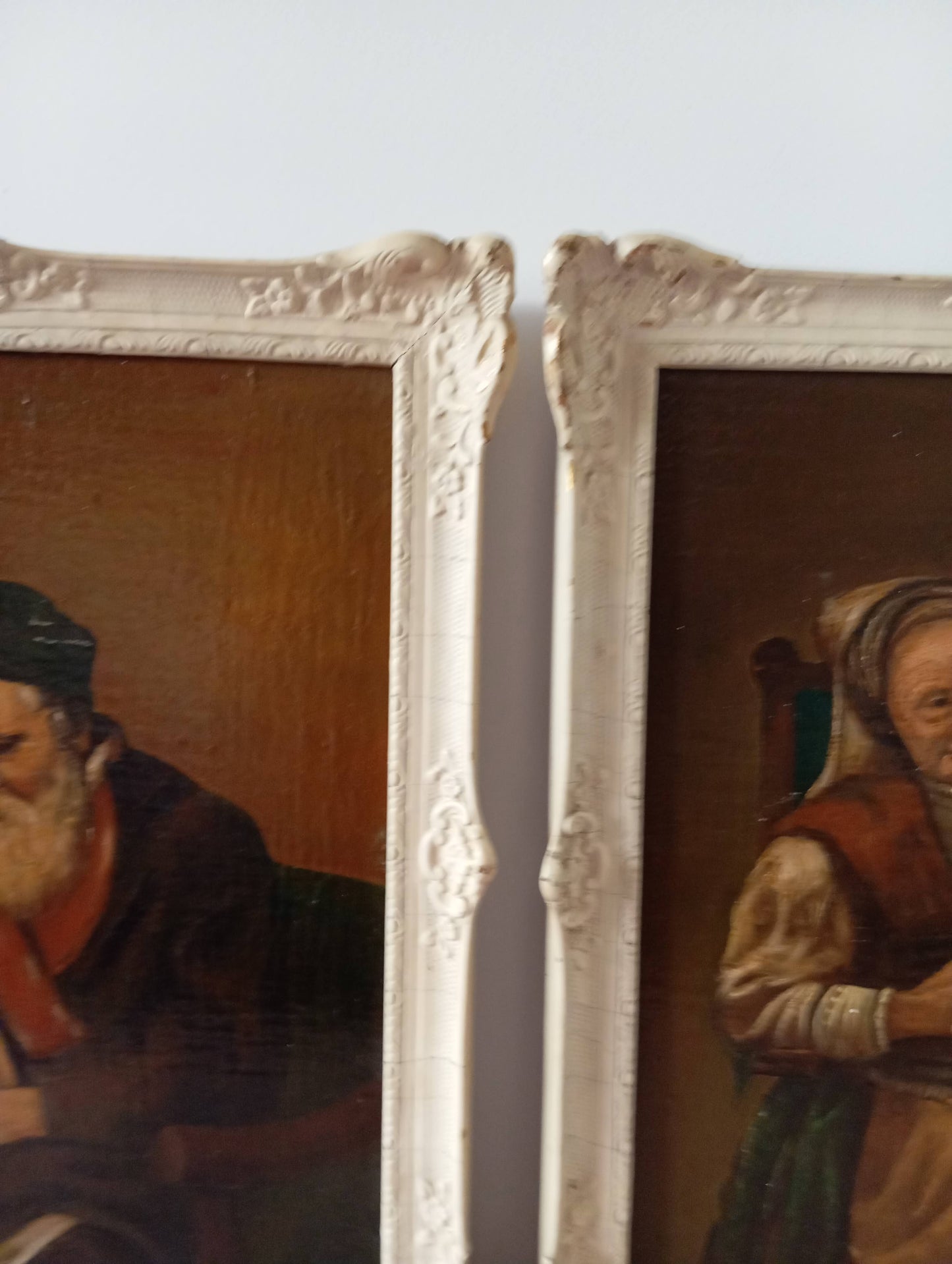 Paire de portraits. Peinture néerlandaise