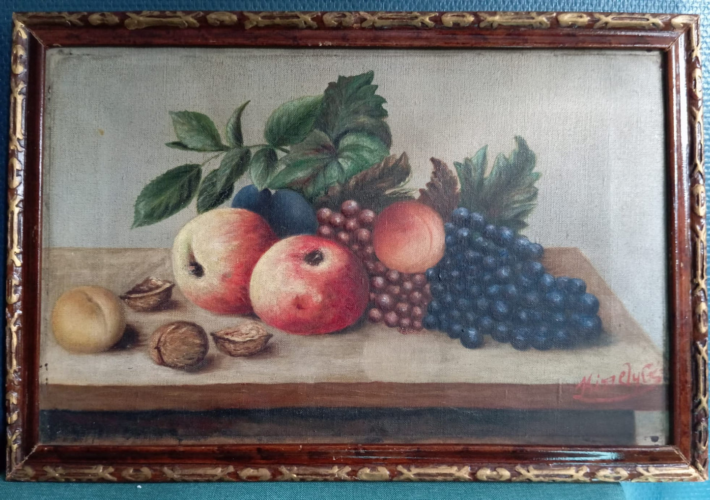 Paire de natures mortes aux fruits