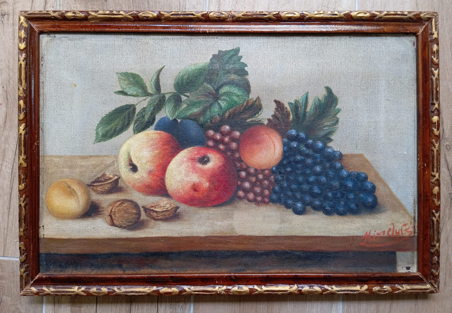 Paire de natures mortes aux fruits