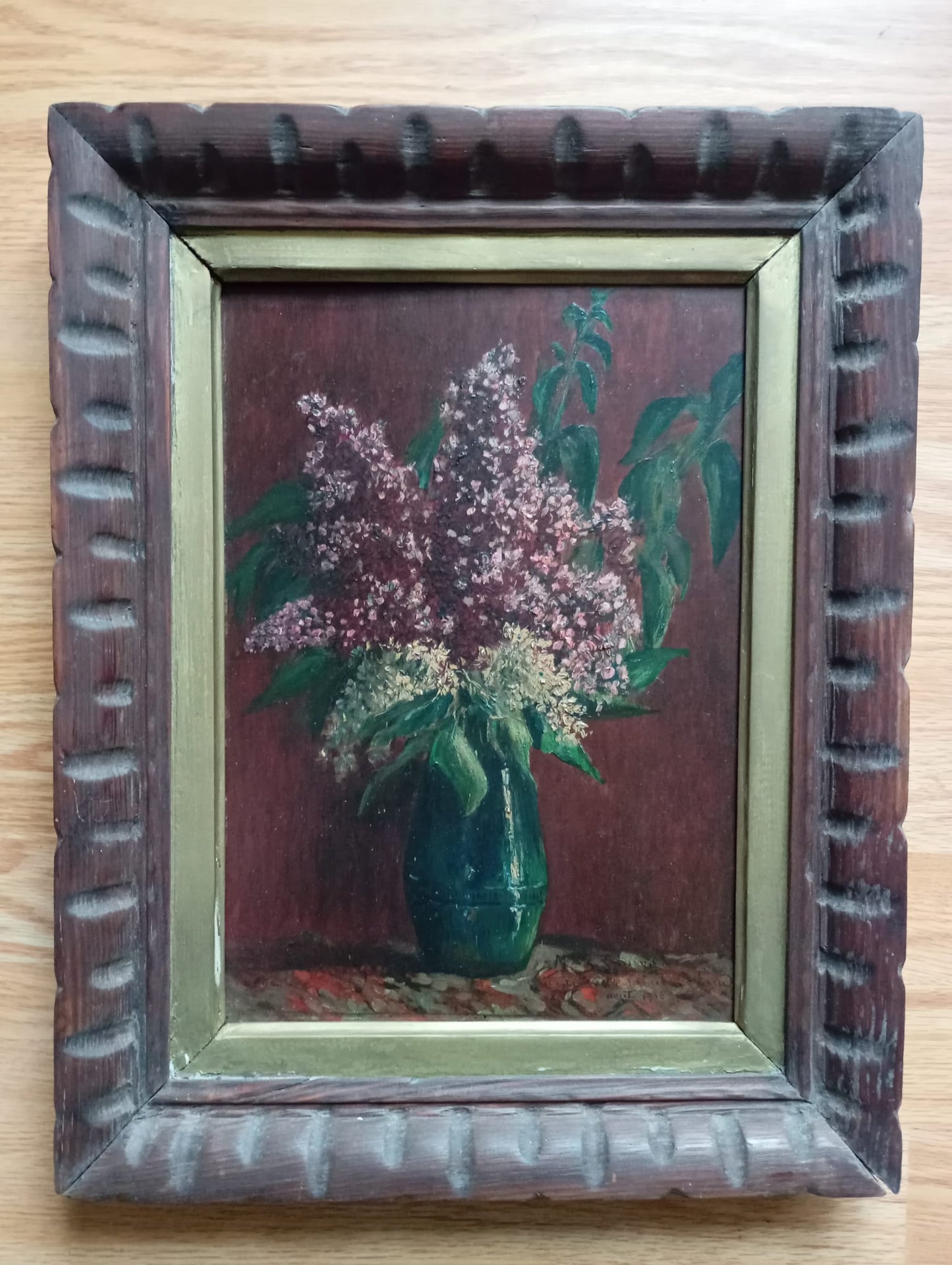 Nature morte. Bouquet de lilas