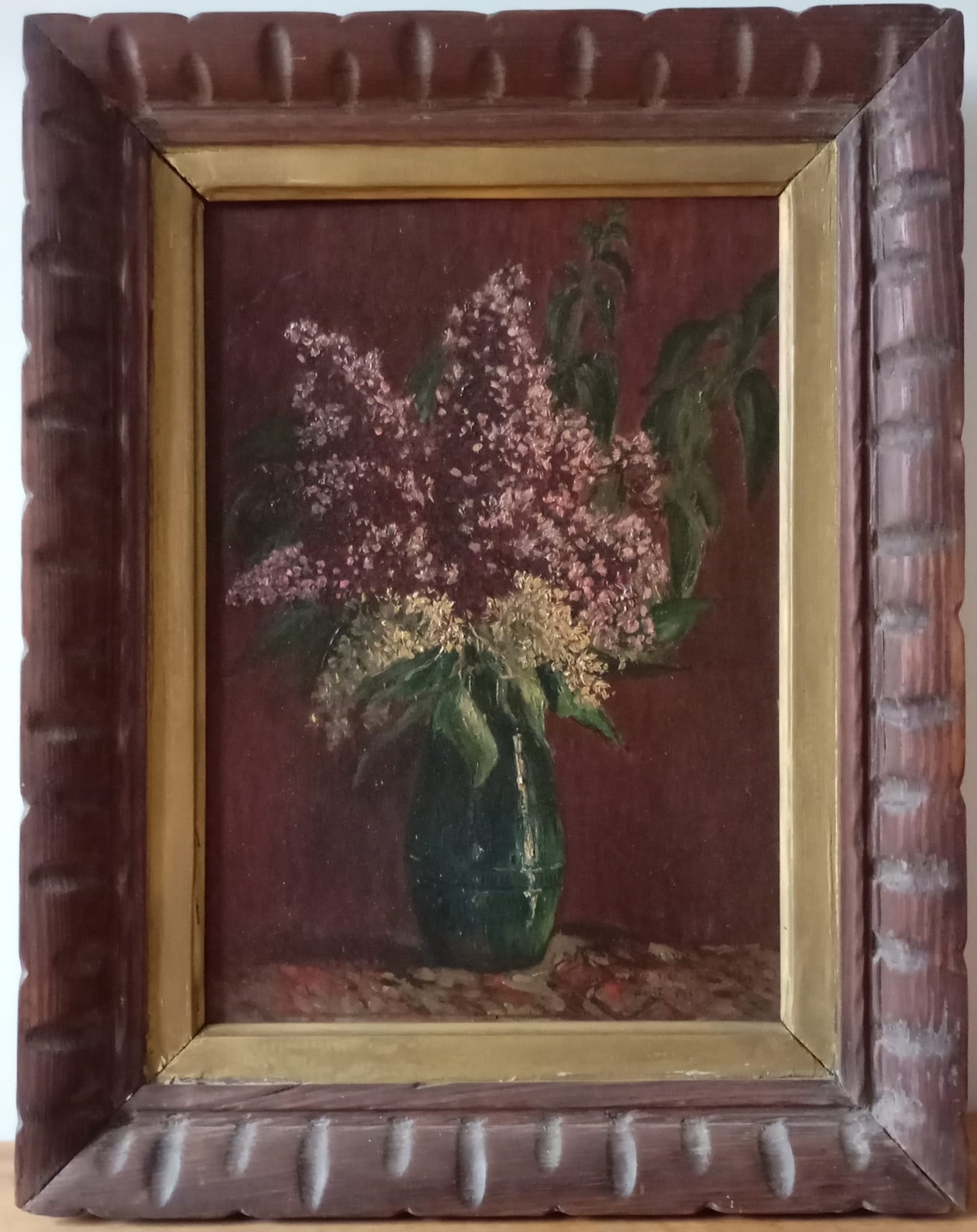 Nature morte. Bouquet de lilas