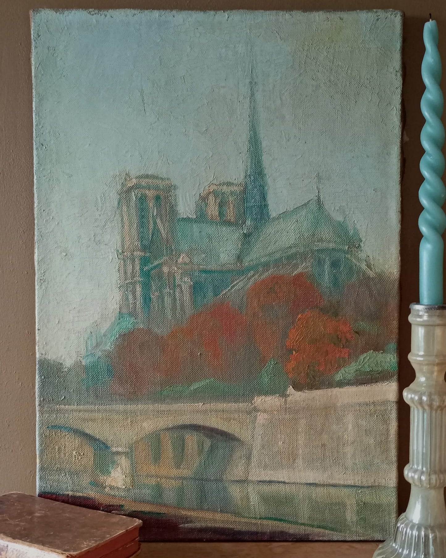 Tableau ancien Notre-Dame de Paris