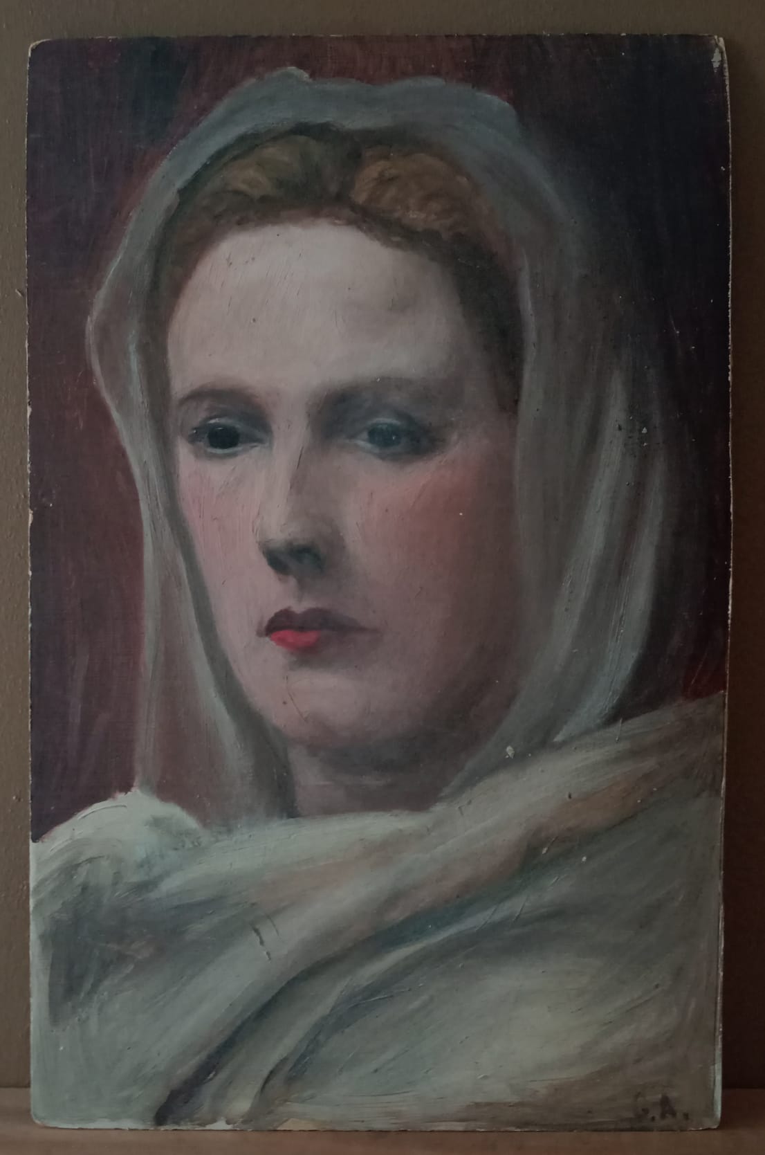 Portrait d'une femme au voile