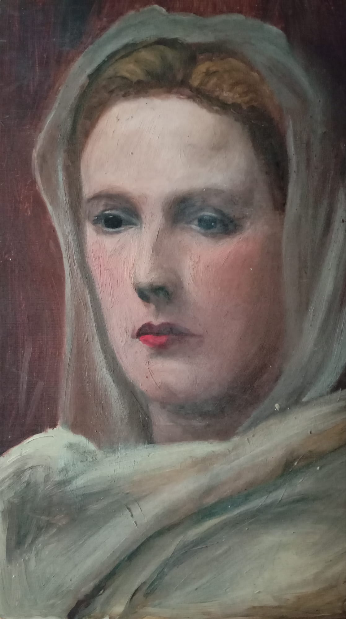 Portrait d'une femme au voile