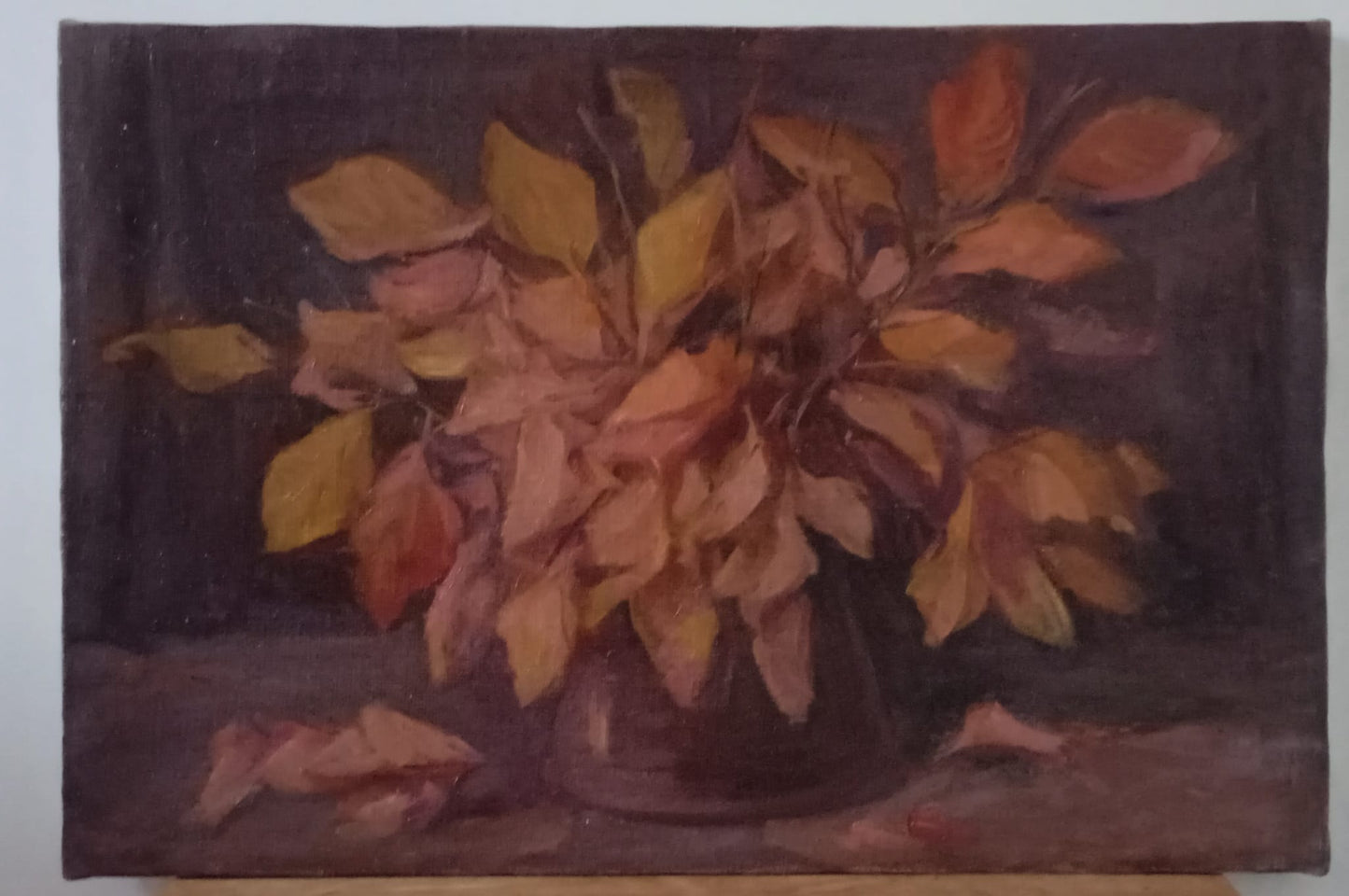 Nature morte aux feuilles d'automne