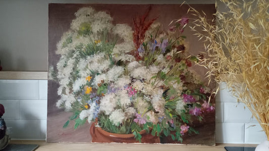 Nature morte. Bouquet d'ombellifères