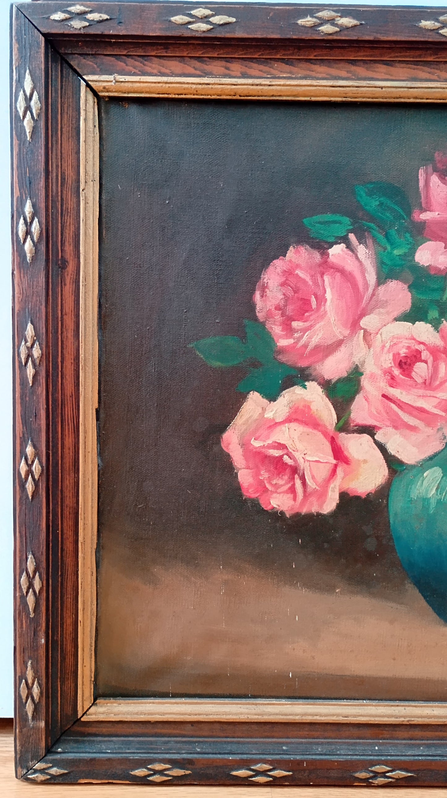Nature morte aux roses