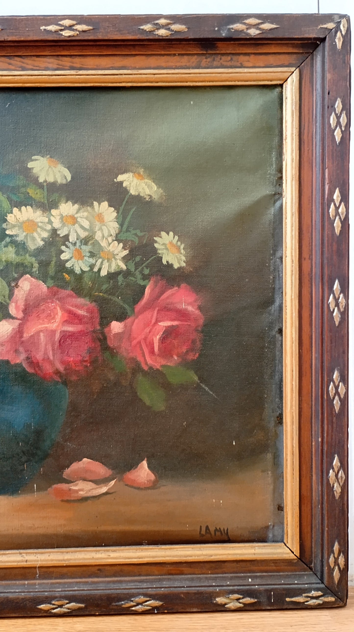 Nature morte aux roses