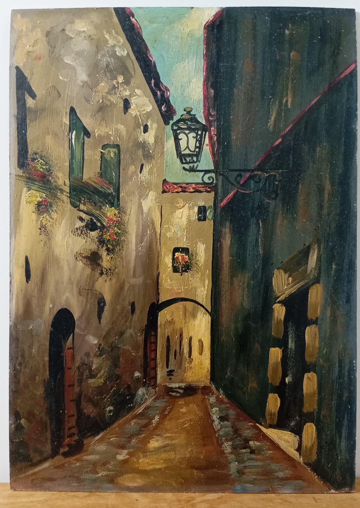Tableau d'un village du Sud