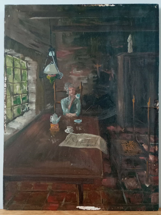 Tableau. Scène d'intérieur
