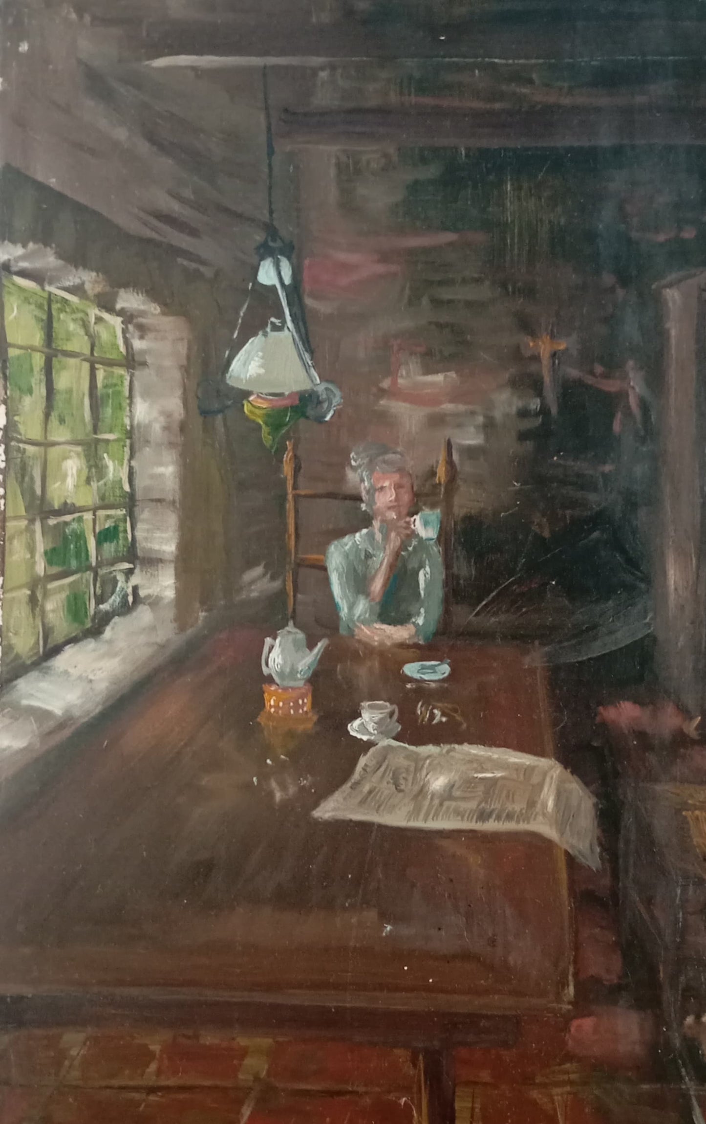 Tableau. Scène d'intérieur