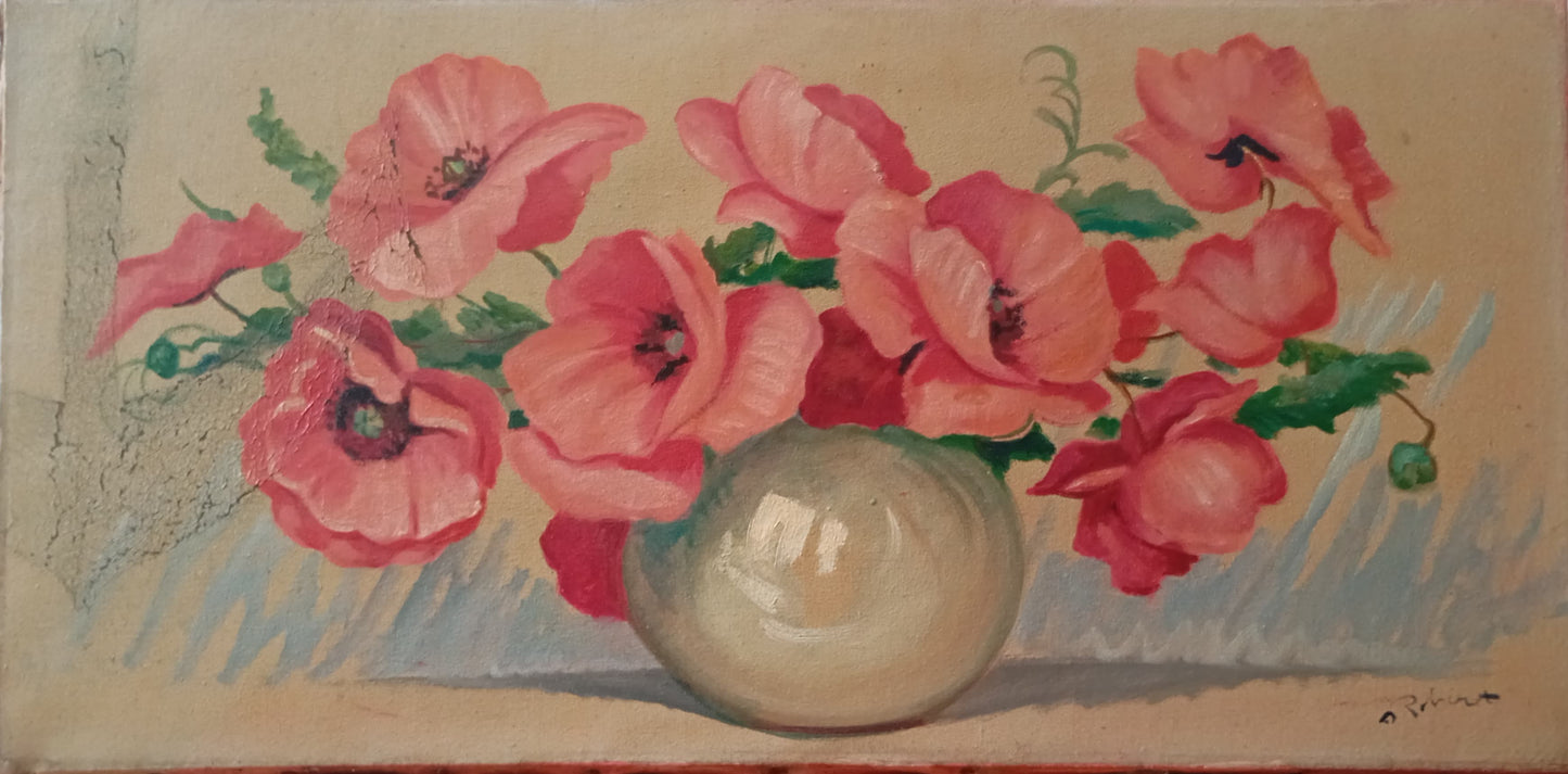 Grande nature morte aux coquelicots