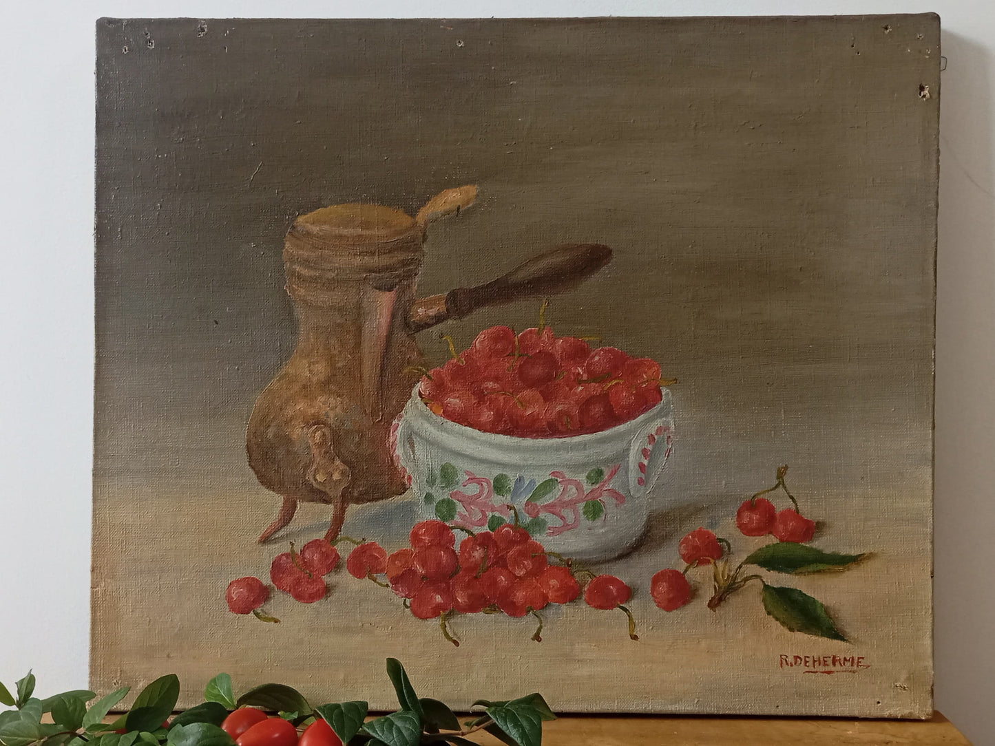 Nature morte aux cerises