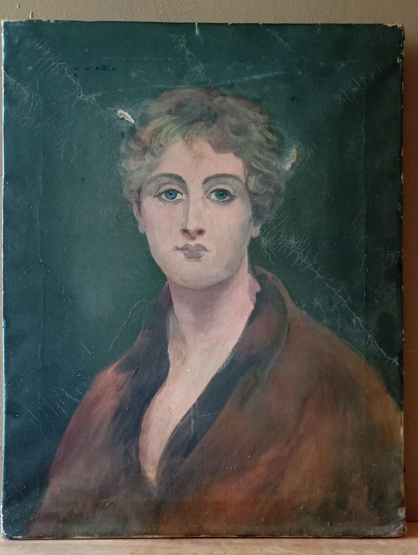 Portrait ancien d'une femme