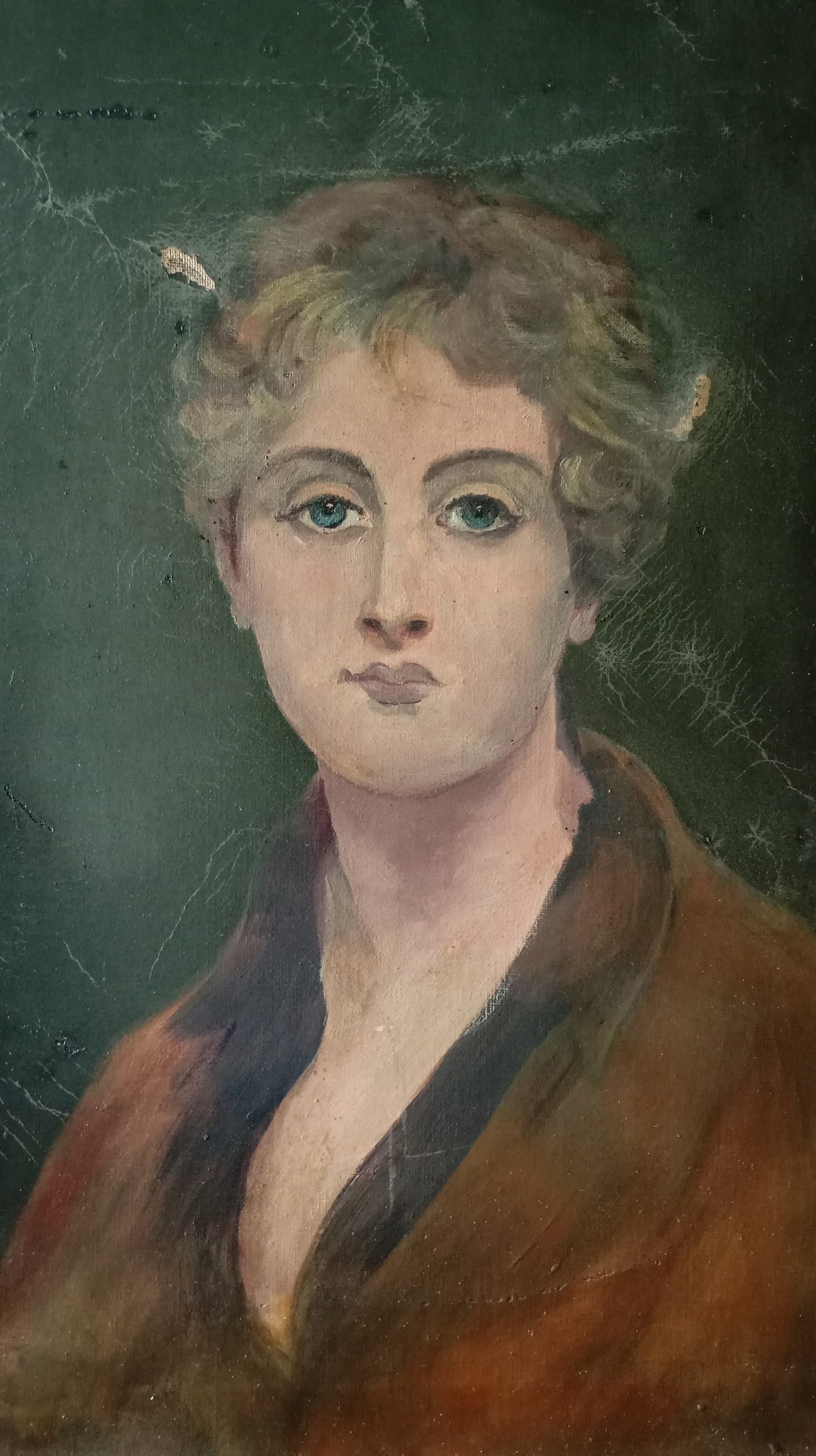 Portrait ancien d'une femme
