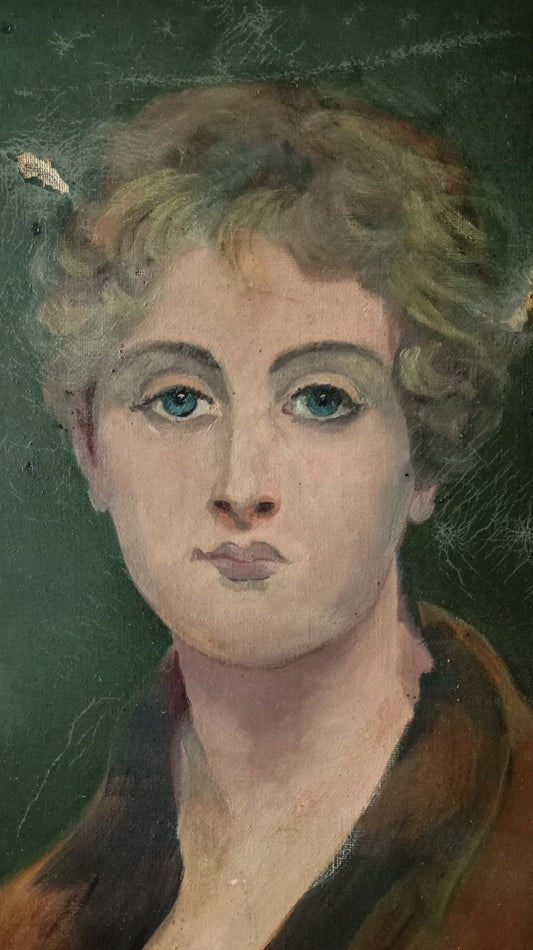 Portrait ancien d'une femme