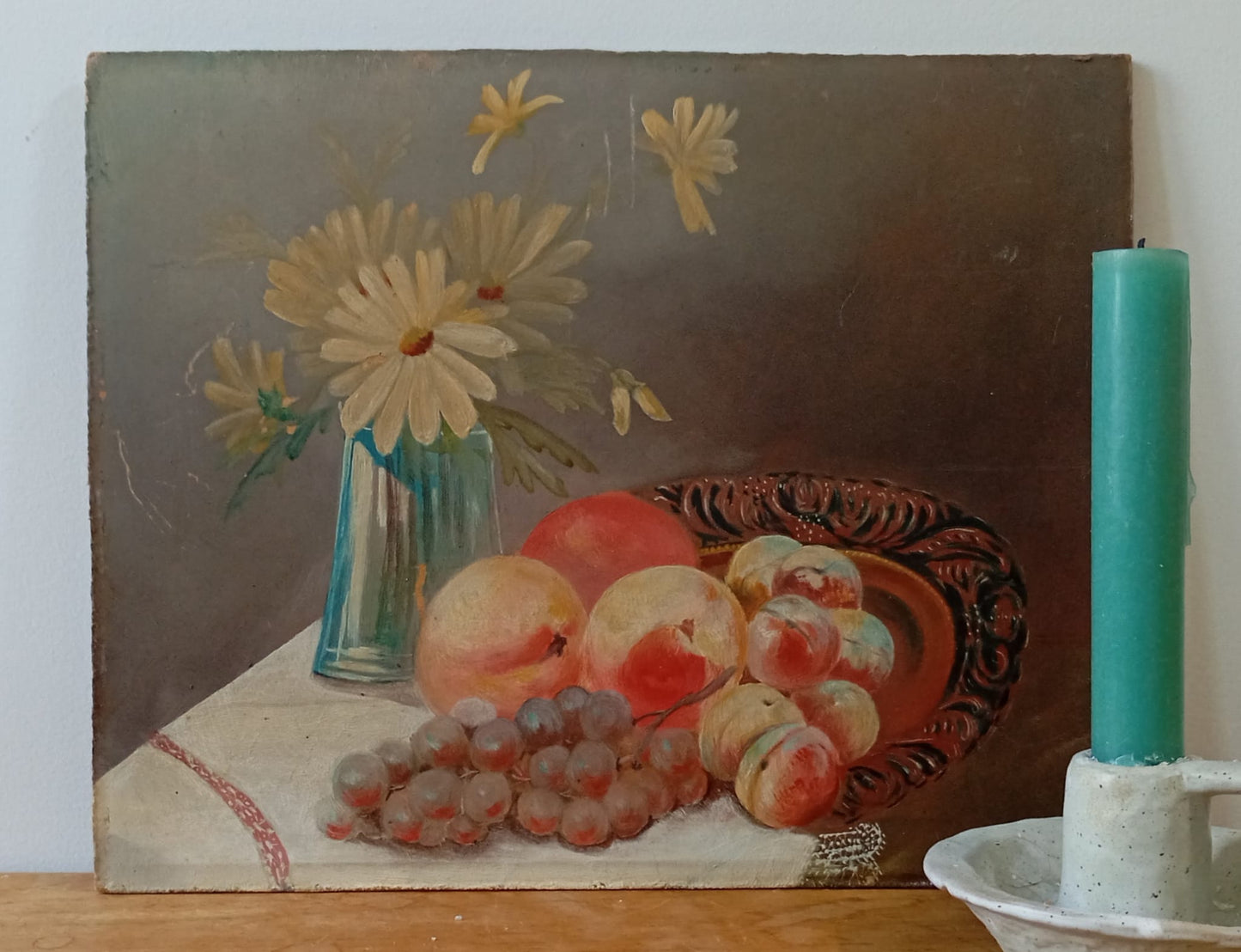Still life. Flowers and fruits