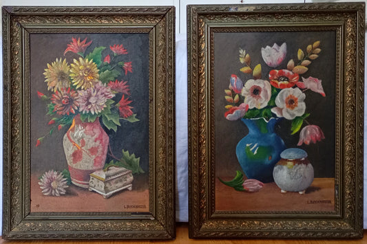 Pair of still lifes