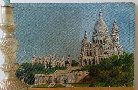 Tableau ancien Sacré-Coeur